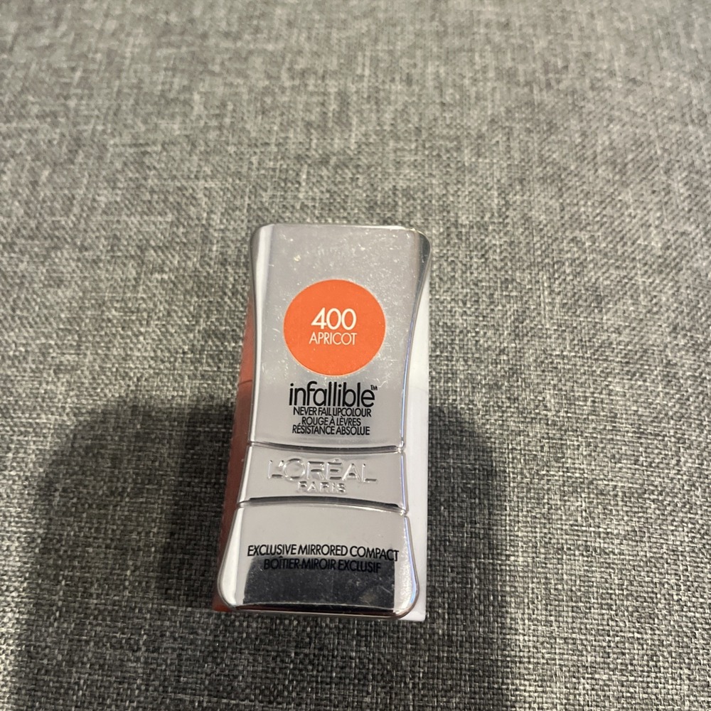 L'Oréal Loreal Infallible 400 Apricot NEVER FAIL Lipcolor Lipstick *SEALED